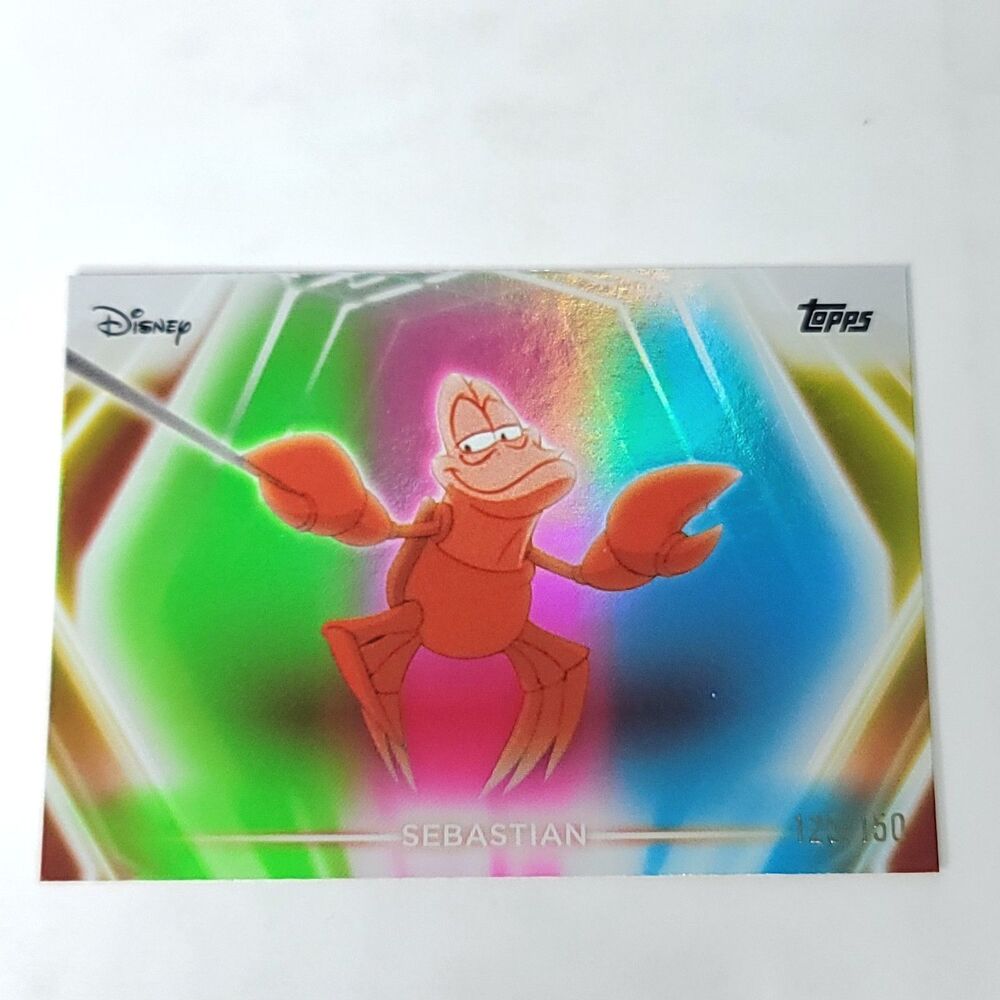 Sebastian Topps 2026 Disney Neon Holo Parallel Refractor Limited 125/150